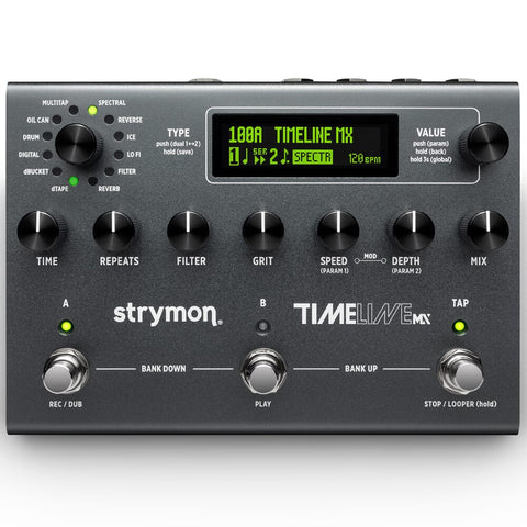 Strymon Timeline MX, Multi Delay Effects Pedal