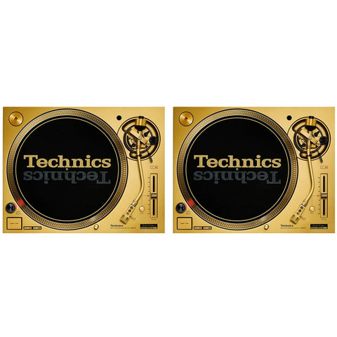 Technics SL-1200M7GLE Gold Limited Edition DJ Turntable (Pair)