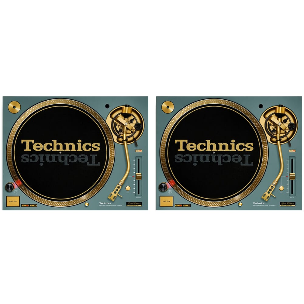 Technics SL-1200M7GEG Green Limited Edition DJ Turntable (Pair)