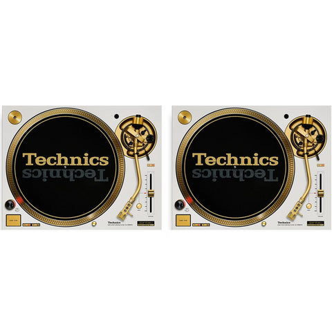 Technics SL-1200M7GEW White Limited Edition DJ Turntable (Pair)