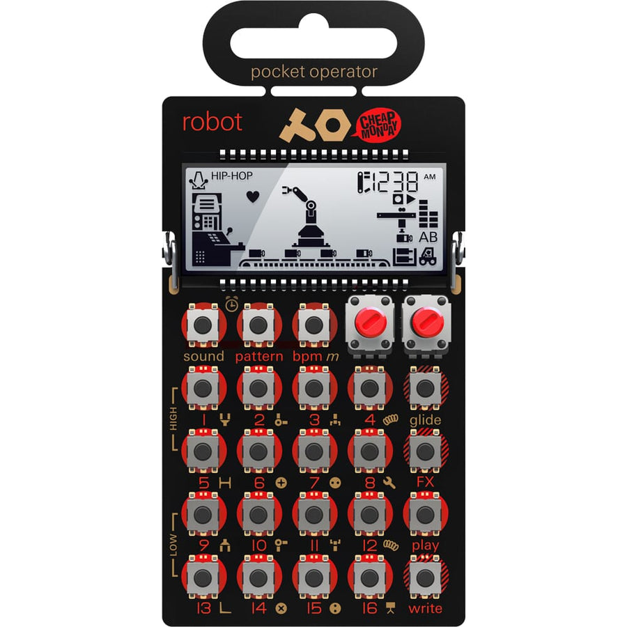 Teenage Engineering PO-28 Robot Pocket Operator Live Performance Synth