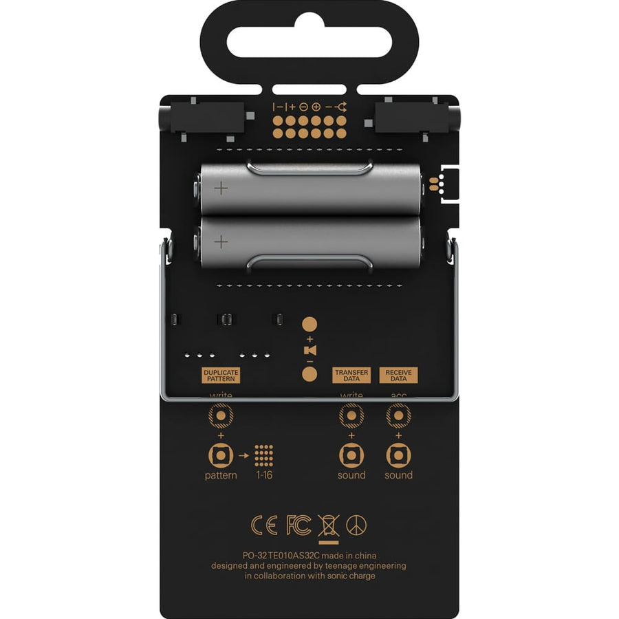 Teenage Engineering PO-32 Tonic Pocket Operator Drum & Percussion Synth