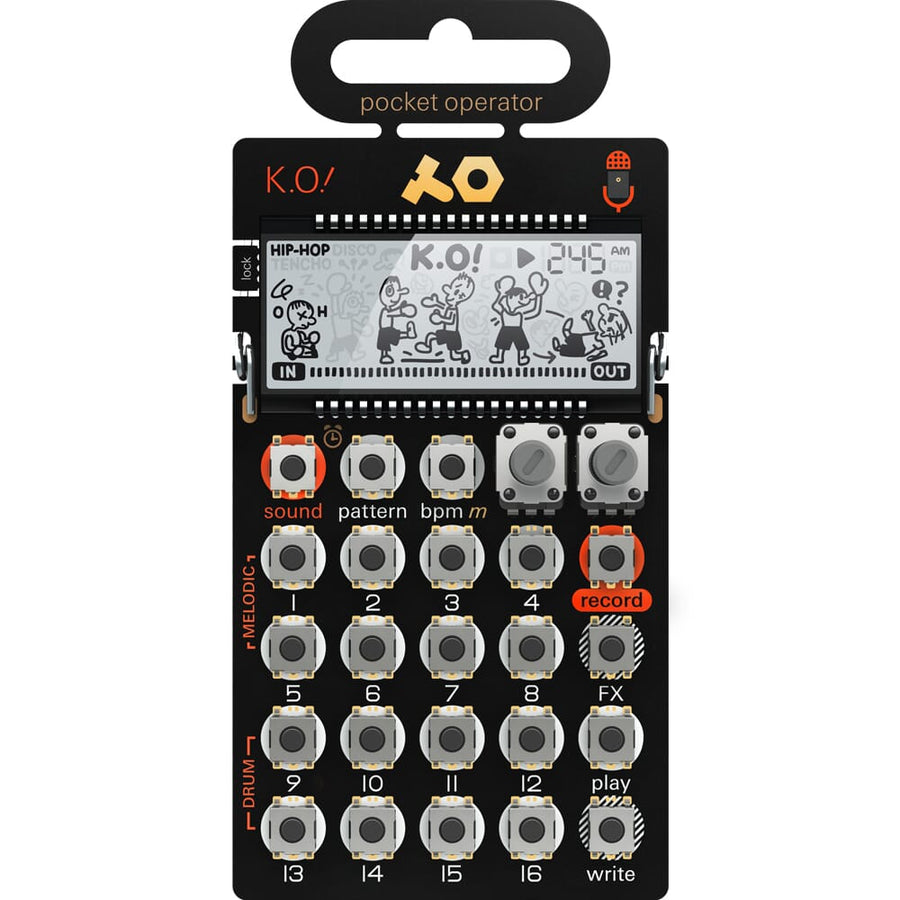 Teenage Engineering PO-33 K.O! Pocket Operator Sampler with Built-In Microphone