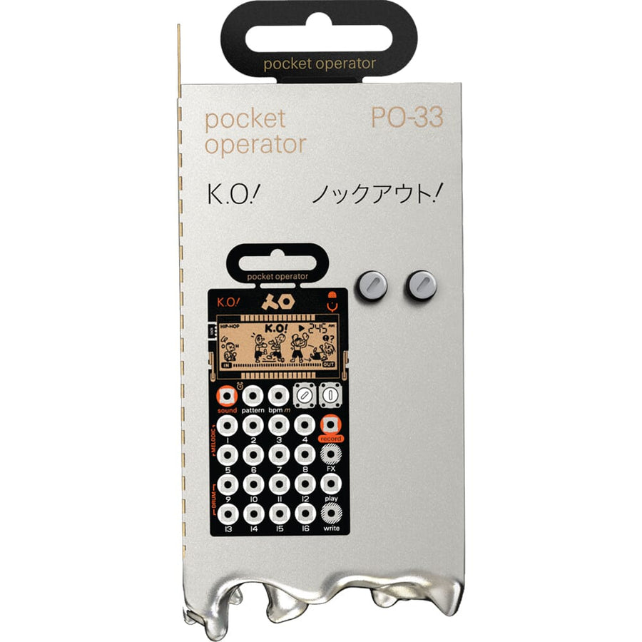 Teenage Engineering PO-33 K.O! Pocket Operator Sampler with Built-In Microphone