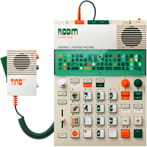 Teenage Engineering EP-40 'Riddim' Sampler + FREE EP-2350 'Ting' Microphone, Limited Offer Bundle Deal