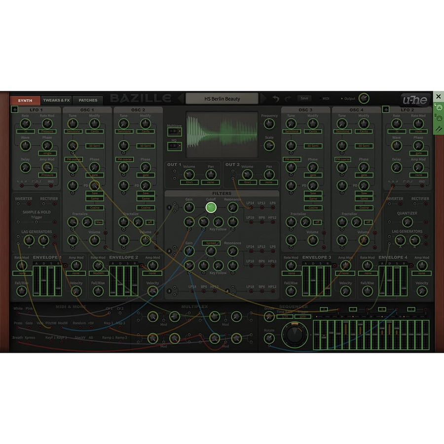 u-he Bazille Synthesizer, Software Download