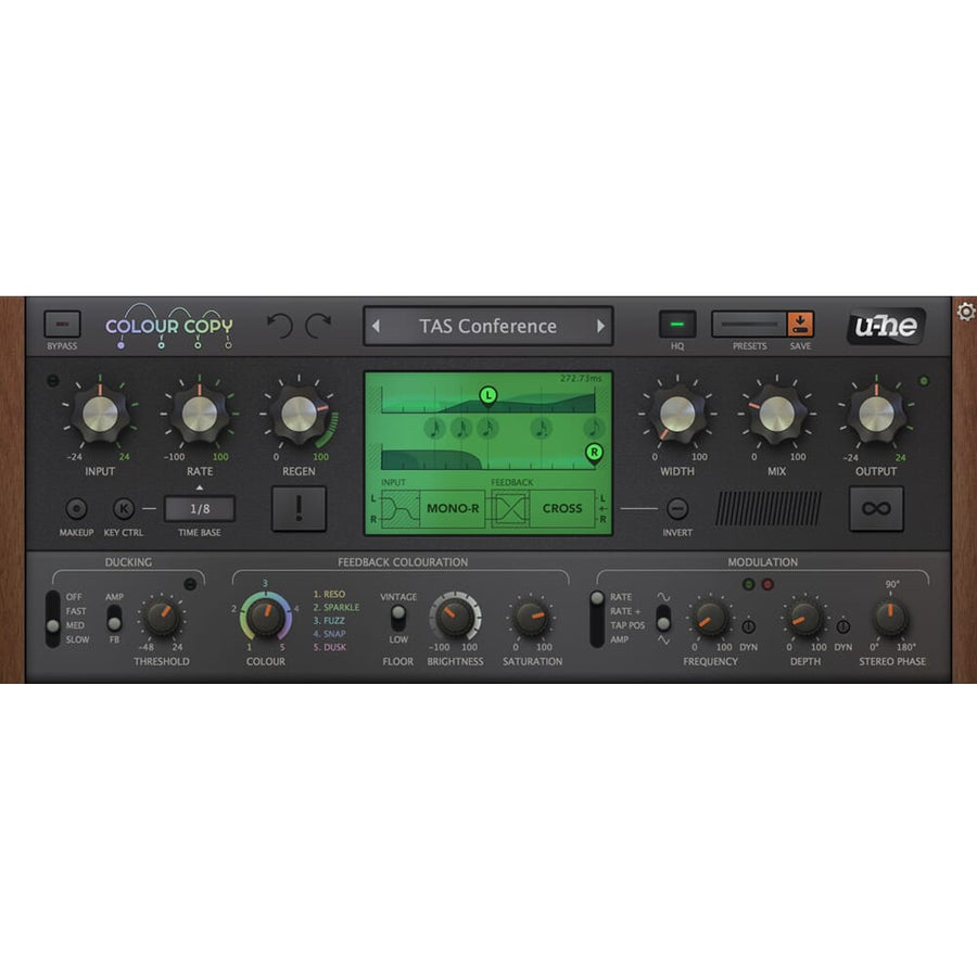 u-he Colour Copy Bucket Brigade Delay VST Effect, Software Download