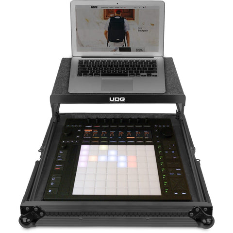 UDG Flight Case + Laptop Shelf, Ableton Push 3 (Black)