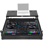 UDG Ultimate Flight Case Rane Four/Performer Black Plus (Laptop Shelf + Wheels)