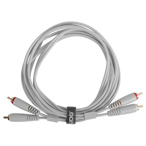 UDG Dual RCA Cables, White 1.5 Metre