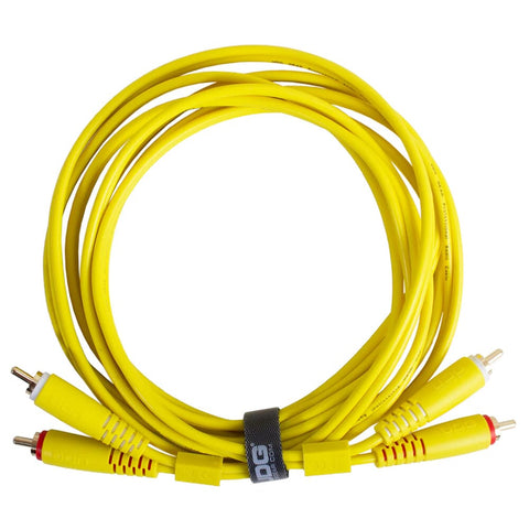 UDG Dual RCA Cables, Yellow 1.5 Metre
