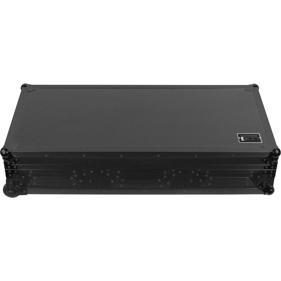 UDG Ultimate Flight Case Set AlphaTheta CDJ-3000X/DJM-A9 Black Plus, Shelf & Wheels (U91111BL)