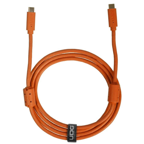 UDG USB-C to USB-C Straight Cable, Orange, 1.5 Metre