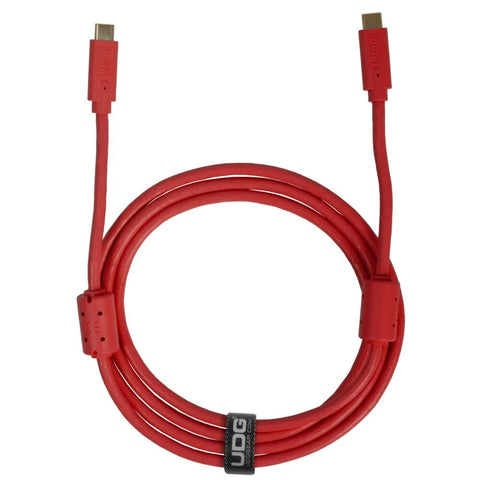 UDG USB-C to USB-C Straight Cable, Red, 1.5 Metre