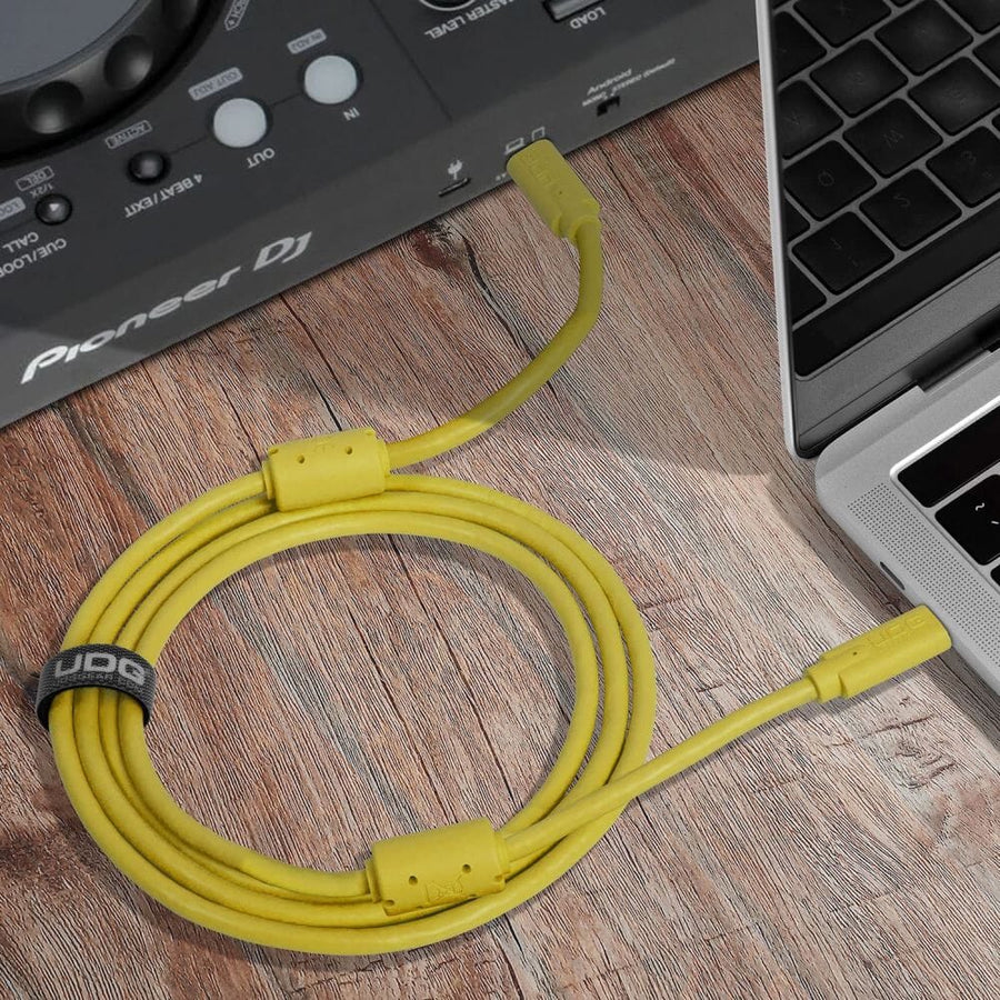UDG USB-C to USB-C Straight Cable, Yellow, 1.5 Metre