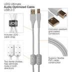 UDG USB-A to USB-B Straight Cable, White 3 Metre