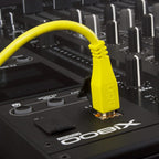 UDG USB-A to USB-B Straight Cable, Yellow, 1 Metre