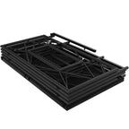 UltiMax TrussBooth-BK, Aluminium Truss DJ Booth c/w VESA TV Mount and Shelf