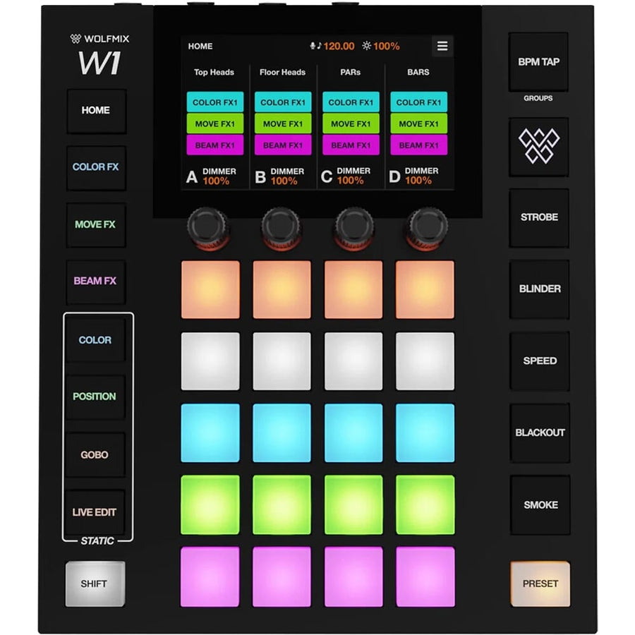 Wolfmix W1 MK3, Standalone DMX Lighting Controller