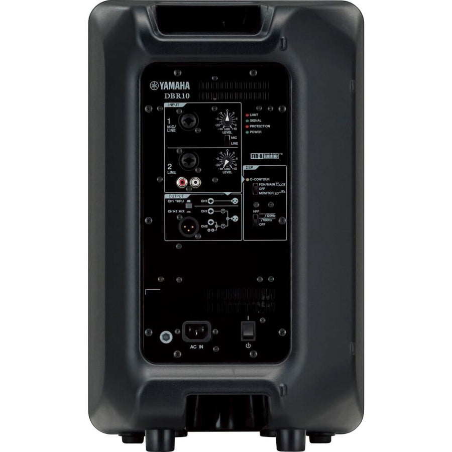 Yamaha DBR 10 Active PA Speakers + Tripod Stands & Leads Bundle