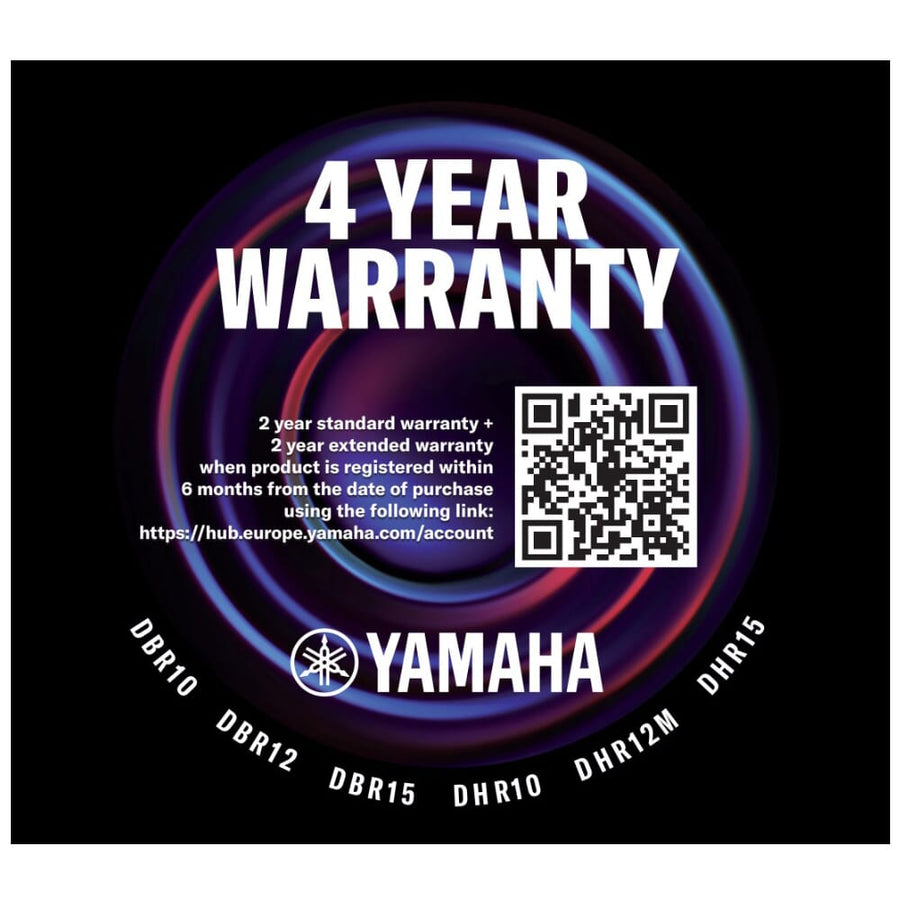 Yamaha DHR 12M Active Wedge Floor Monitor, 465w RMS (Single)
