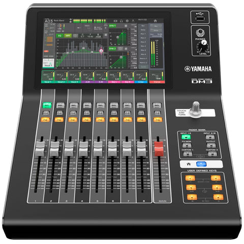 Yamaha DM3 22-Channel Digital Mixer with 18-In/18-Out DANTE Interface