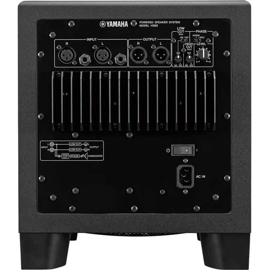 Yamaha HS8 Studio Monitors + HS8S Sub + Isolation Pads + Leads Bundle