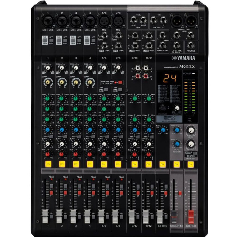 Yamaha MG12X CV,12 Channel Mixer With FX