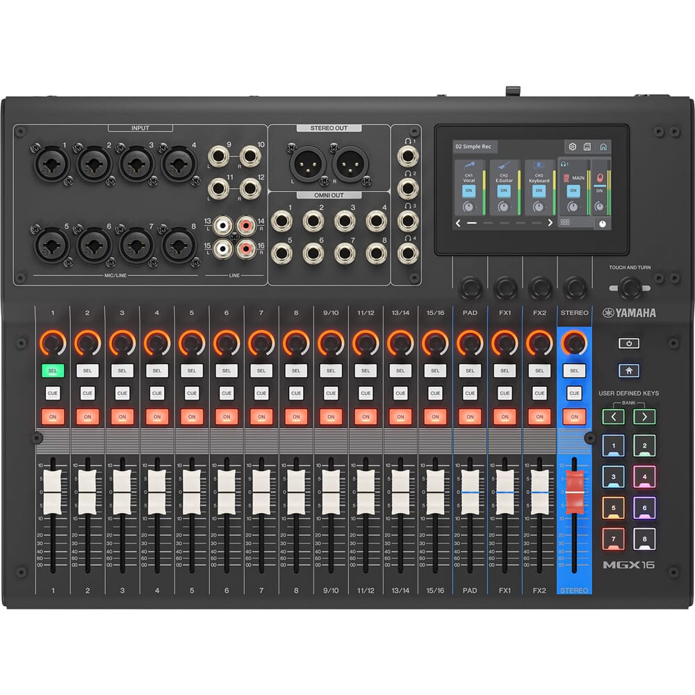 Yamaha MGX12, 18-Channel Digital Mixing Console