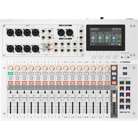 Yamaha MGX16 White, 22-Channel Digital Mixing Console
