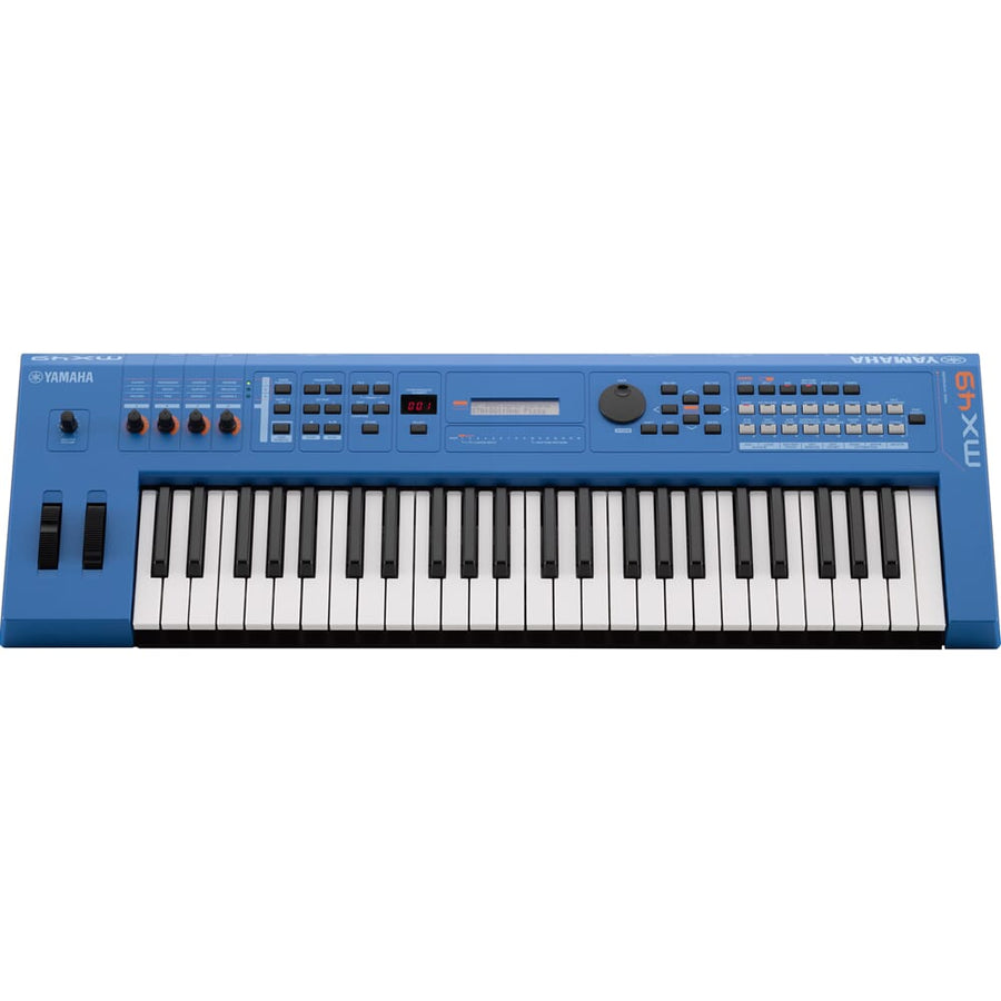 Yamaha MX49 Version 2 Synthesizer 49 Key Edition, Blue