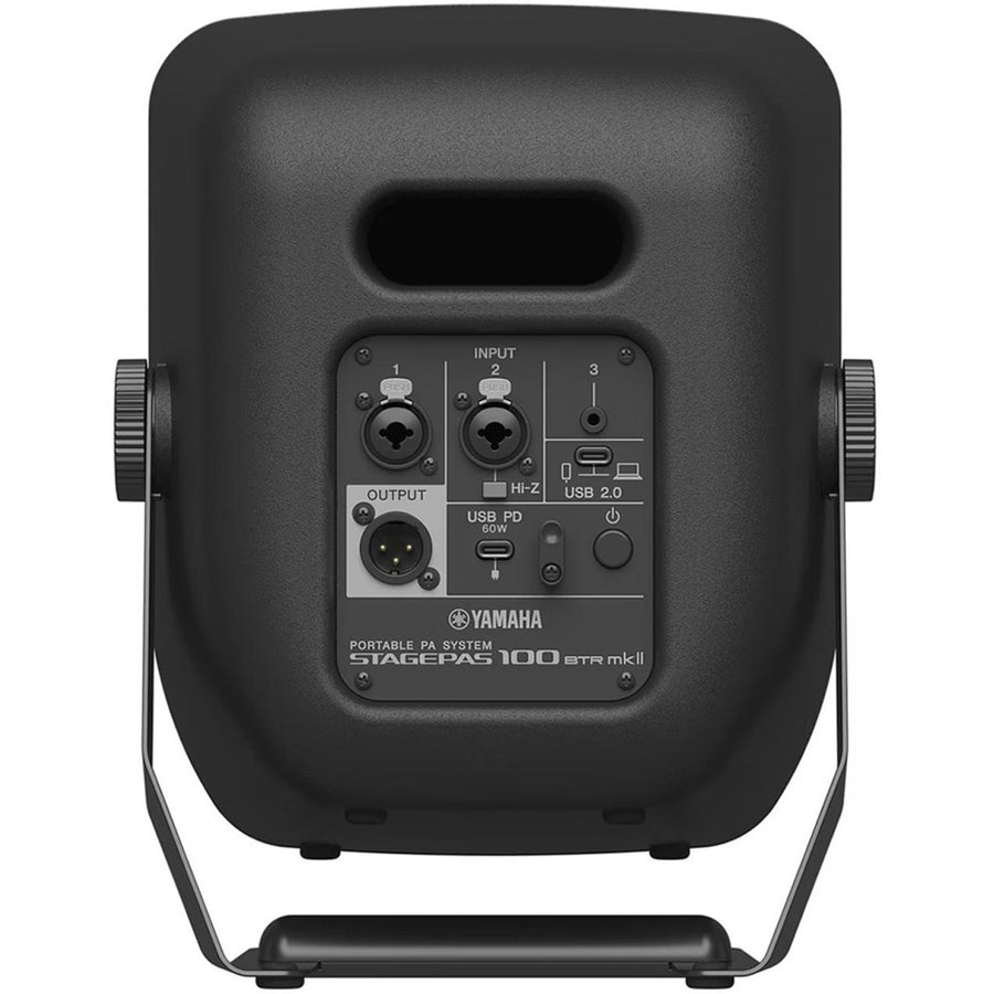 Yamaha Stagepas 100BTR MK2, 100w Portable PA System with Built-In 3-Channel Digital Mixer & Bluetooth