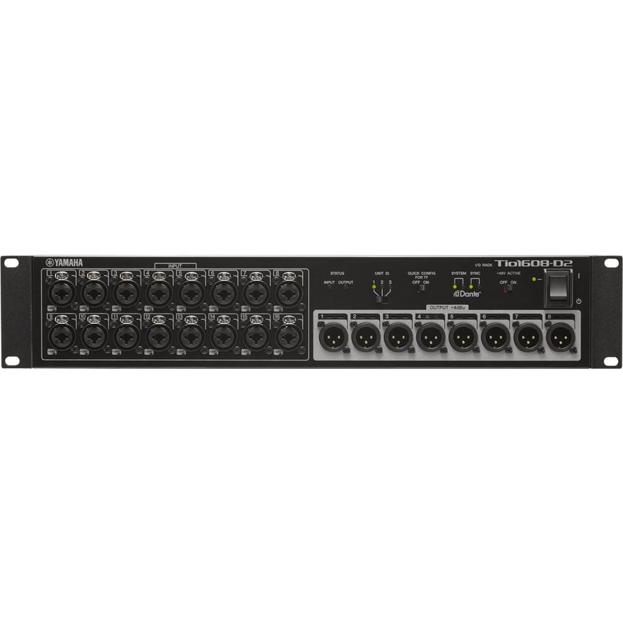 Yamaha Tio1608-D2 Dante-Equipped I/O Rack