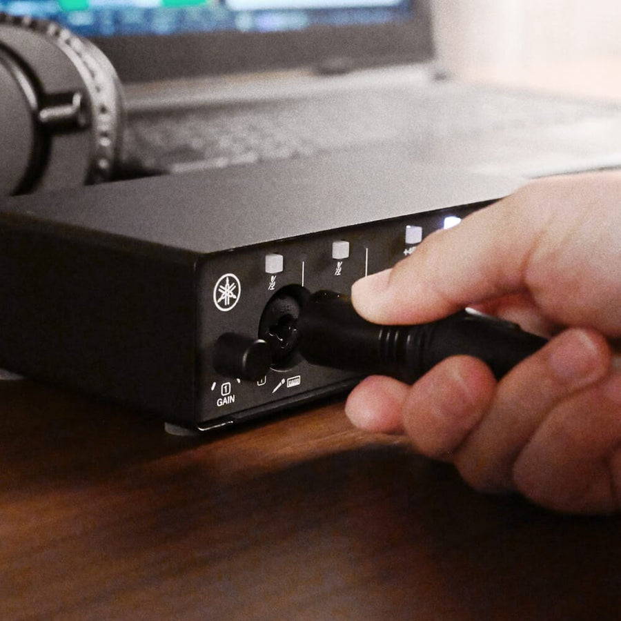 Yamaha UR12 MK3 Black, 24-Bit USB-C Recording & Streaming Audio Interface