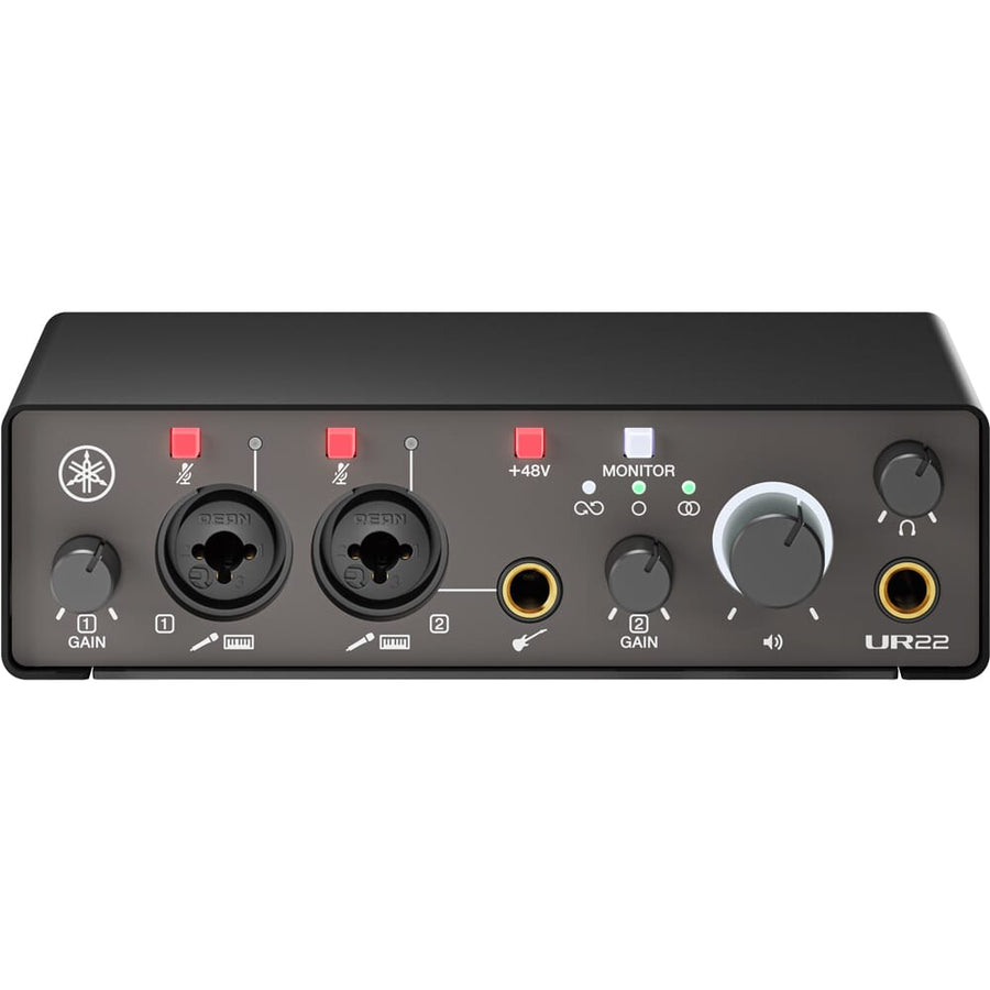Yamaha UR22 MK3 Black, 24-Bit USB-C Recording & Streaming Audio Interface
