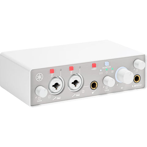 Yamaha UR22 MK3 White, 24-Bit USB-C Recording & Streaming Audio Interface