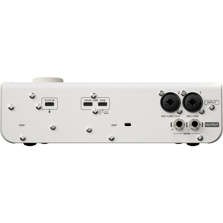 Yamaha URX22 White, 32-Bit USB-C Audio Interface with Built-In DSP Effects & Touchscreen