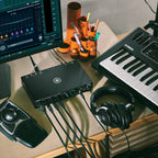 Yamaha URX44C, 32-Bit USB-C Recording & Streaming Audio Interface with MIDI