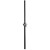 Adam Hall SPS822, Adjustable Speaker Pole with M20 Thread