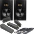 Adam Audio T8V Active Studio Monitors + Foam Pads & Leads Bundle