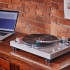 Audio Technica AT-LP120XUSB Silver, Direct Drive DJ Turntable (Single)