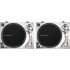 Audio Technica AT-LP120XUSB Silver, Direct Drive DJ Turntables (Pair) + Allen & Heath Xone 23 Mixer Bundle Deal