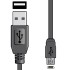 AV:Link USB A - USB Micro B Cable, 1.5m (113.001UK)