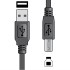 av:link USB 2.0 Type A Plug to Type B Plug (1.5m)