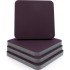 EQ Acoustics 'ColourPanel R5' Deep Purple On Marle Grey Acoustic Tiles x4