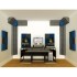 EQ Acoustics Project Corner Cube Acoustic Foam (Blue) x2