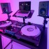 Gravity FDJT-01 DJ Desk with Laptop & Speaker Stands