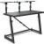 Gravity FDJT-01 DJ Desk with Laptop & Speaker Stands