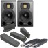 HEDD Type 05 MK2 Black Studio Monitors (Pair) + Pads & Leads Bundle
