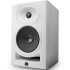 Kali Audio LP6 V2 White (Pair) + Isolation Pads & Leads Bundle
